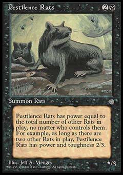 Pestilence Rats (Ice Age) Medium Play