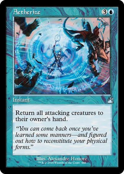 Aetherize (Retro Frame) (Ravnica Remastered) Light Play