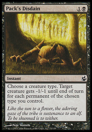Pack's Disdain (Morningtide) Light Play