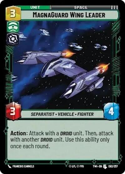 MagnaGuard Wing Leader (Twilight of the Republic) Near Mint Foil