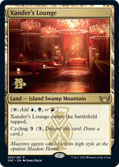 Xander's Lounge (Promos: Prerelease Cards) Medium Play Foil