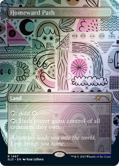 Homeward Path (Rainbow Foil) (Secret Lair) Light Play Foil