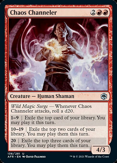 Chaos Channeler (Adventures in the Forgotten Realms) Light Play