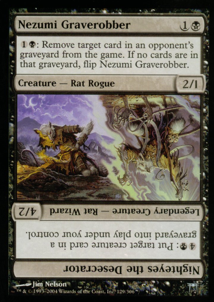 Nezumi Graverobber (Champions of Kamigawa) Light Play