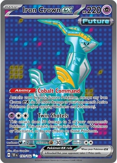 Iron Crown ex - 191 (SV05: Temporal Forces) Near Mint Holofoil