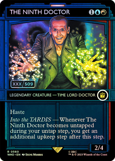 The Ninth Doctor (Serial Numbered) (Universes Beyond: Doctor Who) Near Mint Foil