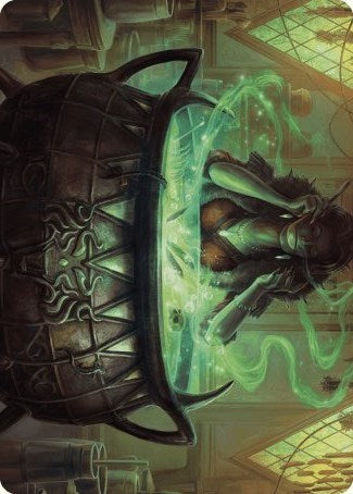 Agatha's Soul Cauldron Art Card (Art Series: Wilds of Eldraine) Near Mint