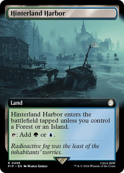 Hinterland Harbor (Extended Art) (Universes Beyond: Fallout) Near Mint