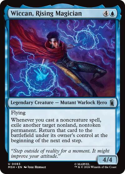 Wiccan, Rising Magician (Marvel Super Heroes) Near Mint Foil