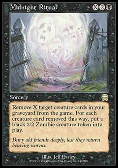Midnight Ritual (Mercadian Masques) Medium Play