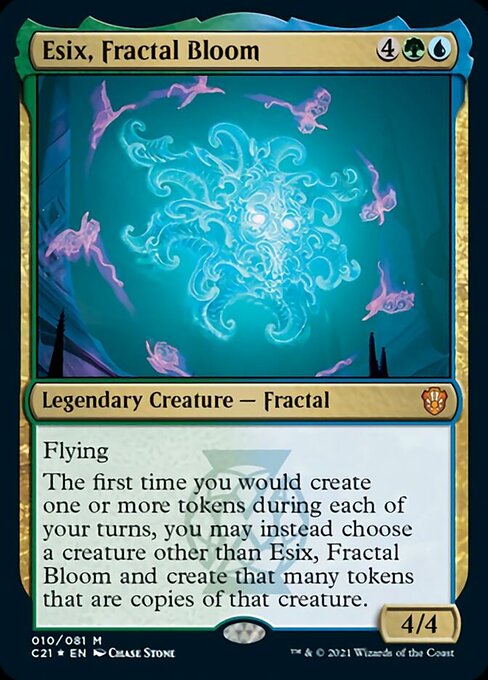 Esix, Fractal Bloom (Commander 2021 Strixhaven) Light Play Foil