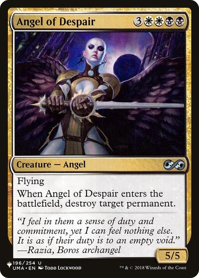 Angel of Despair (The List) Light Play