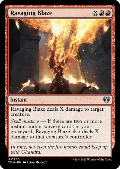 Ravaging Blaze (Commander Masters) Near Mint