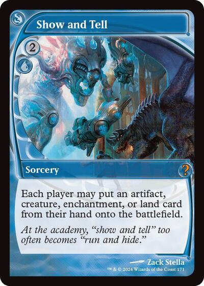 Show and Tell (Future Sight) (Mystery Booster 2) Light Play
