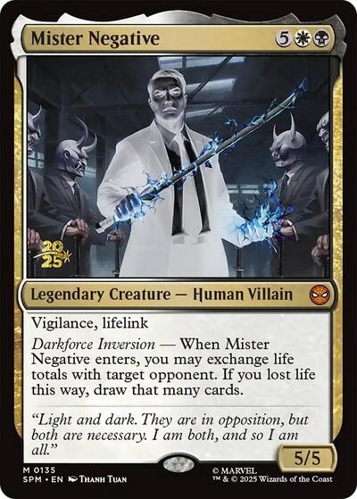 Mister Negative (Promos: Prerelease Cards) Light Play Foil