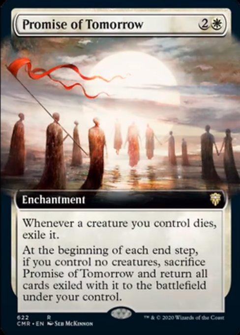 Promise of Tomorrow (Extended Art) (Commander Legends) Medium Play