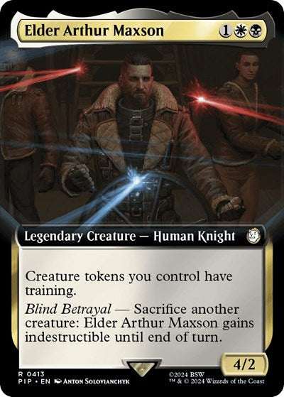 Elder Arthur Maxson (Extended Art) (Universes Beyond: Fallout) Near Mint Foil
