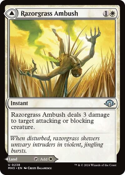 Razorgrass Ambush (Modern Horizons 3) Light Play