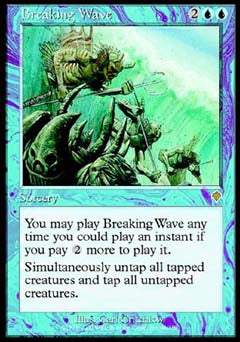 Breaking Wave (Invasion) Light Play Foil