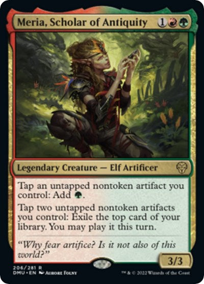 Meria, Scholar of Antiquity (Dominaria United) Medium Play
