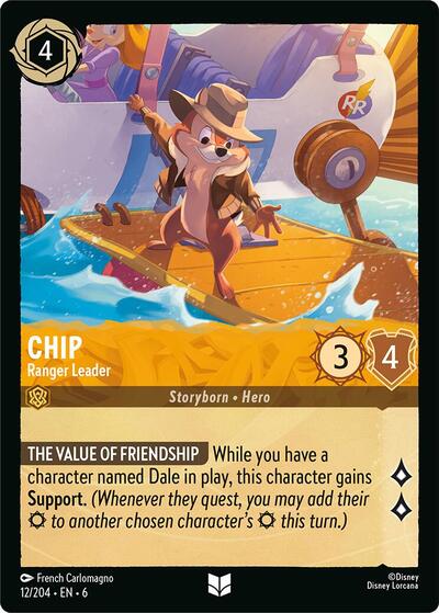 Chip - Ranger Leader (Azurite Sea) Near Mint Cold Foil