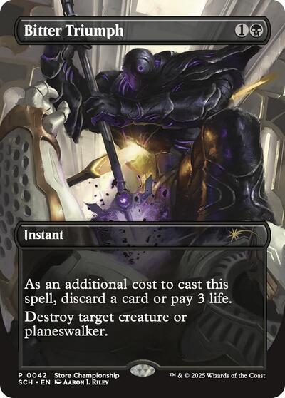 Bitter Triumph (Promos: Game Day and Store Championship) Near Mint