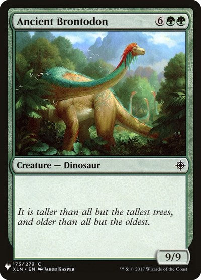 Ancient Brontodon (Mystery Booster) Near Mint