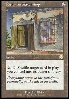 Rishadan Pawnshop (Mercadian Masques) Heavy Play Foil