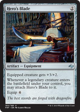 Hero's Blade (Fate Reforged) Light Play Foil