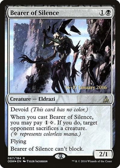 Bearer of Silence (Promos: Prerelease Cards) Near Mint Foil