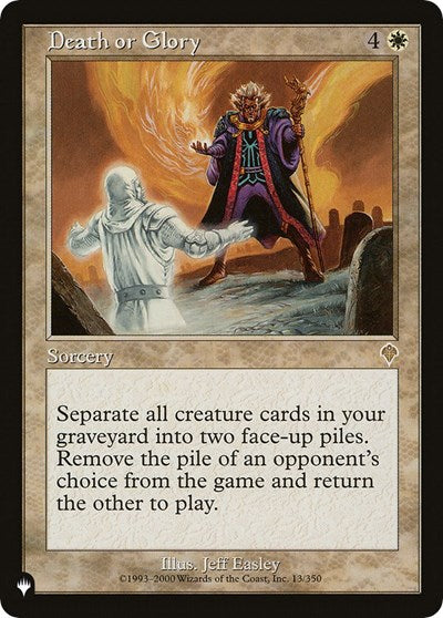 Death or Glory (The List) Light Play