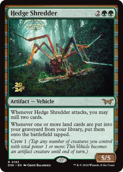 Hedge Shredder (Promos: Prerelease Cards) Light Play Foil