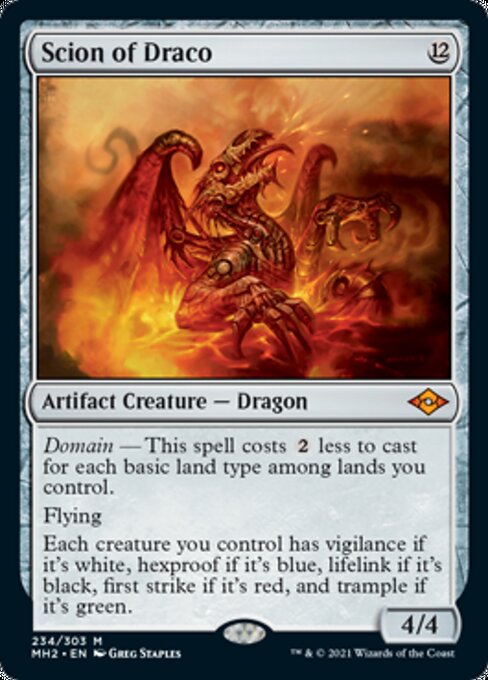 Scion of Draco (Modern Horizons 2) Damaged / Poor