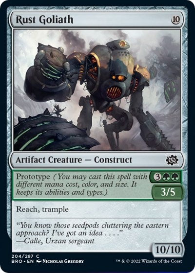 Rust Goliath (The Brothers' War) Light Play Foil