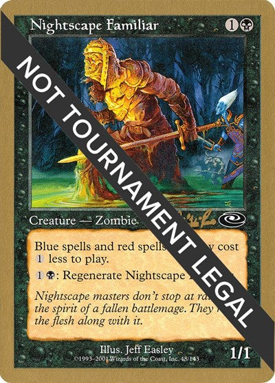 Nightscape Familiar - 2002 Carlos Romao (PLS) (World Championship Decks) Medium Play