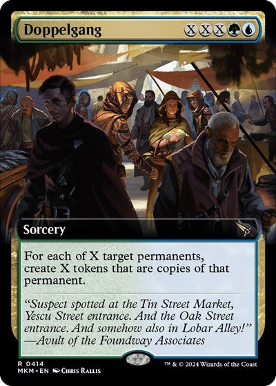 Doppelgang (Extended Art) (Murders at Karlov Manor) Light Play Foil