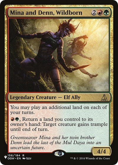 Mina and Denn, Wildborn (The List) Near Mint