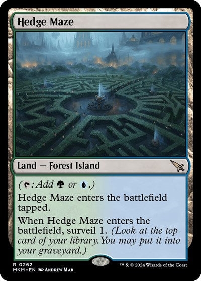 Hedge Maze (Murders at Karlov Manor) Near Mint Foil