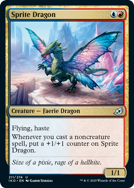 Sprite Dragon (Ikoria: Lair of Behemoths) Near Mint