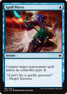 Spell Pierce (Ixalan) Medium Play