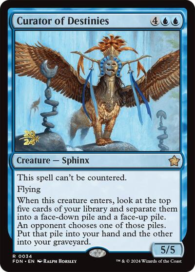 Curator of Destinies (Promos: Prerelease Cards) Light Play Foil