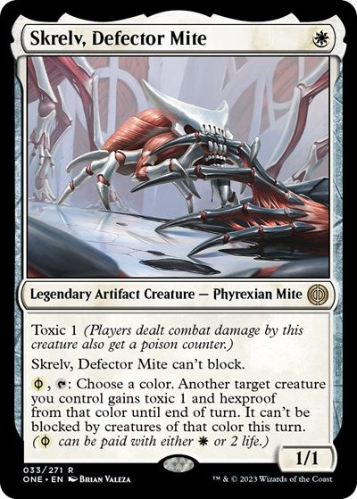 Skrelv, Defector Mite (Phyrexia: All Will Be One) Medium Play Foil