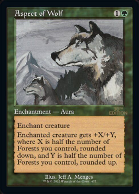 Aspect of Wolf  Retro Frame|0|0|0.00