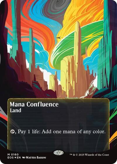 Mana Confluence (0160) (Borderless) (Galaxy Foil) (Stellar Sights) Near Mint Foil