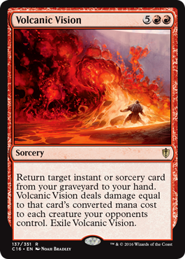 Volcanic Vision (Commander 2016 Edition) Light Play