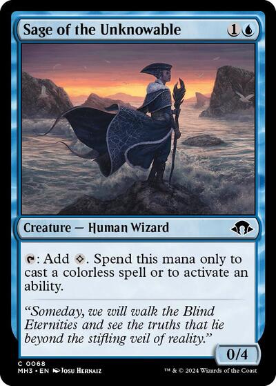 Sage of the Unknowable (Modern Horizons 3) Medium Play
