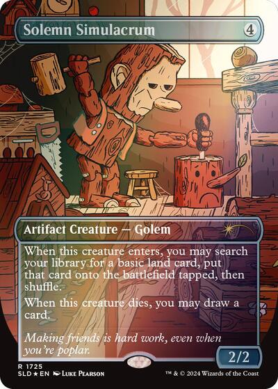 Solemn Simulacrum  1725   Rainbow Foil|1|0|0.00