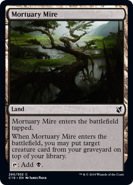 Mortuary Mire (Commander 2019) Light Play
