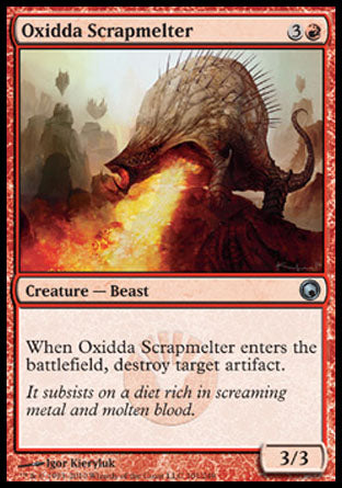 Oxidda Scrapmelter (Scars of Mirrodin) Light Play Foil