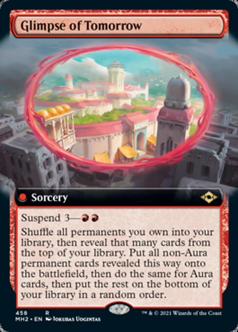 Glimpse of Tomorrow (Extended Art) (Modern Horizons 2) Near Mint Foil